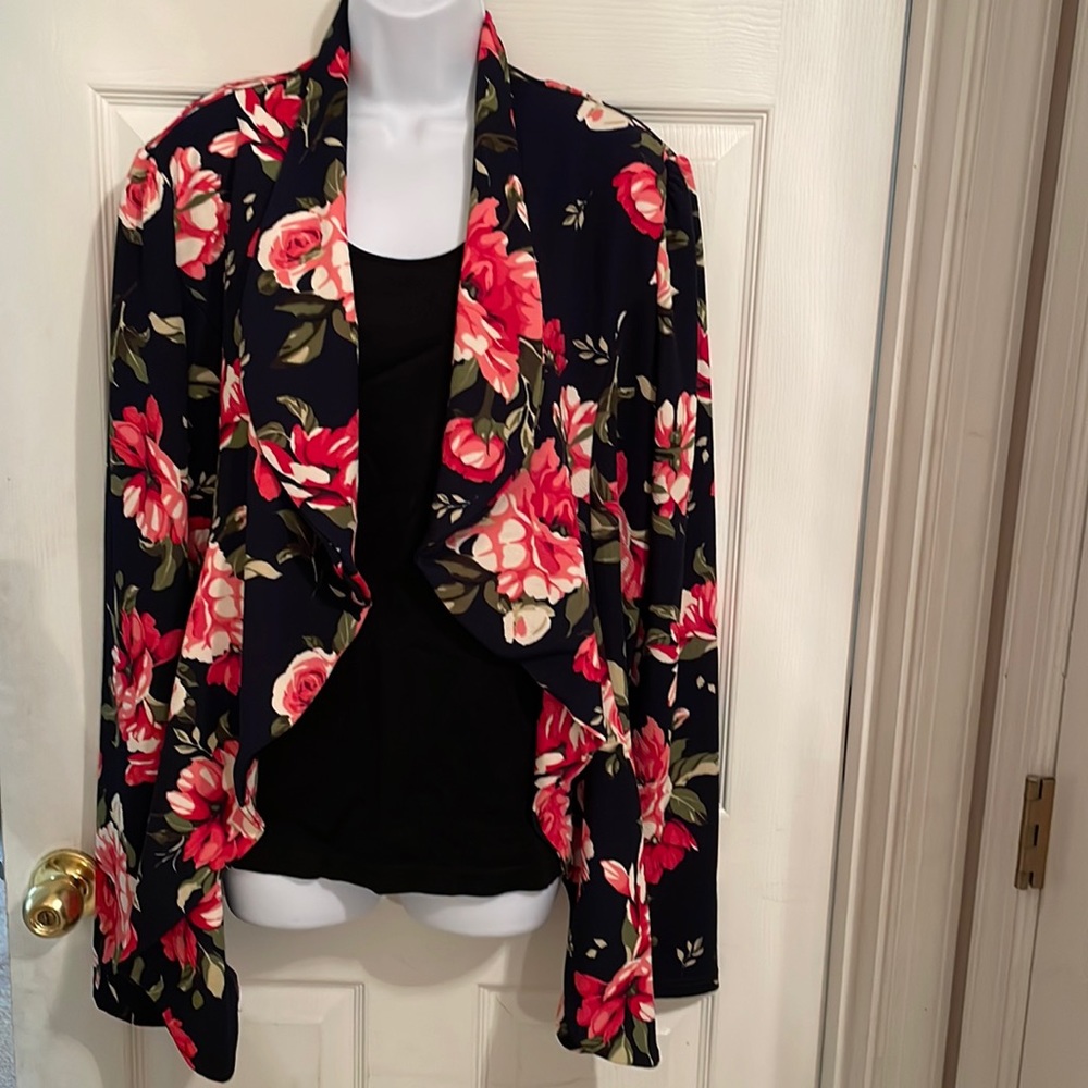 Doublju Women’s Casual Open Front Blazer